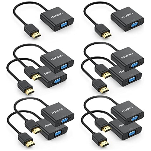 Adaptador Hdmi Vga, Paquete De 10, Adaptadores De Cable...