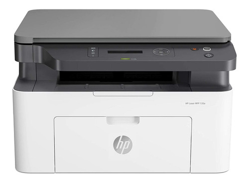 Impressora Multifuncional Hp Laser Mfp 135a Branca E Cinza 110v - 127v