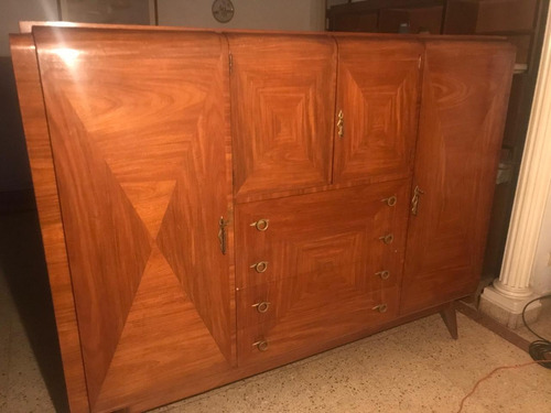 Mueble De Comedor Bahiut Antiguo Años 60 Madera . Impecable.