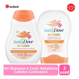  Kit Shampoo E Condicionador Babydove Cabelos Cacheados 200ml