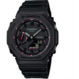 Ga-2100p-1adr - Reloj De Pulsera Casio Gshock, Color De La Correa: Negro, Color Del Bisel: Negro, Color De Fondo: Negro