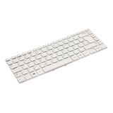 Teclado Samsung Np270e4e Compatível P/n: 9z.n8ysn.11b Branco