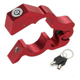 Cerradura Antirrobo De Moto/bici, Candado Para Moto, Rojo