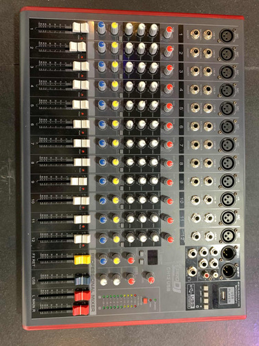 Consola Análoga Prodj 12 Canales-bluetooth Y Reproductor Usb