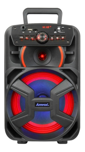 Alto-falante Amvox Aca 221 Gigante Ii Portátil Com Bluetooth Preto 110v/220v 