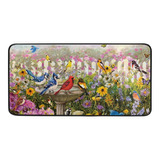 Spring Bird Garden Cocina Alfombra Larga Alfombra Ansli...