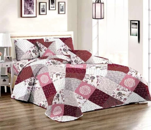 Cubrecama Tipo Quilt De Verano 1.5 Plaza Tfcc404