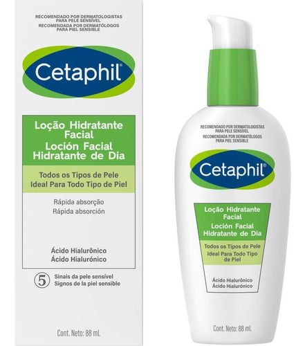 Cetaphil Locion Facial Hidratante Dia C/ Acido Hialuronico Tipo De Piel Todo Tipo De Piel