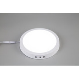 Plafón Led Aplicar Redondo 24w 30cm Diametro Luz Calida 220v