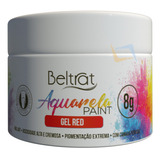 Gel Aquarela Paint Red Beltrat 8g / Unhas Artificiais