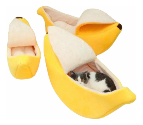 Cama Para Perro Gato Mascota Plátano Sillón Hogar 4 Colores