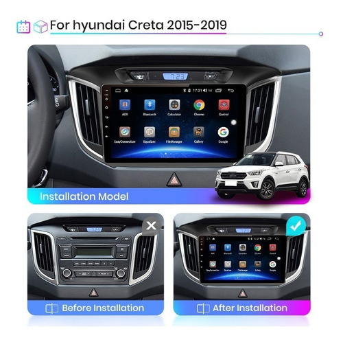 Autoradio Android Hyundai Creta 2014-2019 + Cmara Gratis  Foto 2