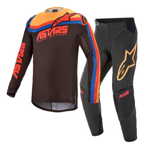 Conjunto Motocross Alpinestars Mx  -  Techstar Venom 21