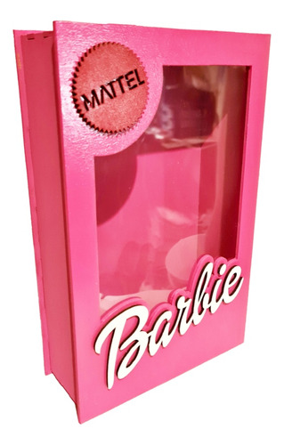 Caja De Muñeca Barbie (armada Y Pintada) 35x22.5x6 Cm