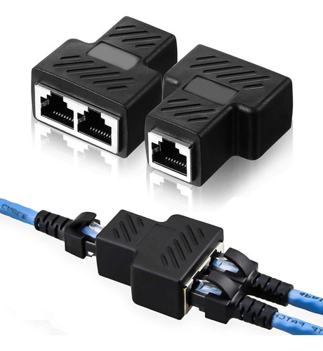 Divisor Extensor De Red Lan Ethernet Rj45, Dos Piezas