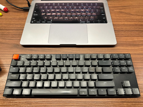 Teclado Keychron K1v4 87 Teclas Low Profile Brown