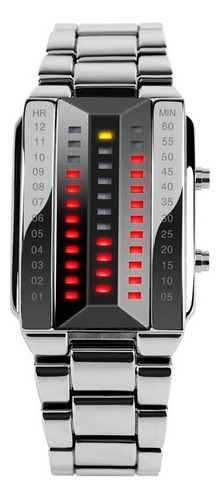 Reloj De Pulsera Skmei Matrix, Unisex, Moderno, Con Luz Led