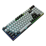 Teclado Gamer Eyooso Z19 Mecánico Rgb 94 Teclas Axis Rojo