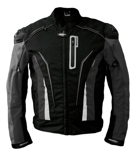 Chamarra Para Moto Immortale Confort Z Gris/ Negro