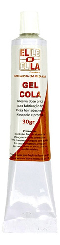 1 Gel Cola De 30 Gr Para Fabricação De Mega Hair Nano Pele 