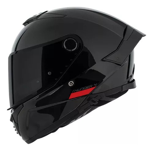 Casco Moto Integral Mt Thunder 4 Sv A1 Negro Brillante 