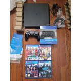 Play Station 4 Slim De 1tb 2 Joystick + 4 Juegos Fìsicos