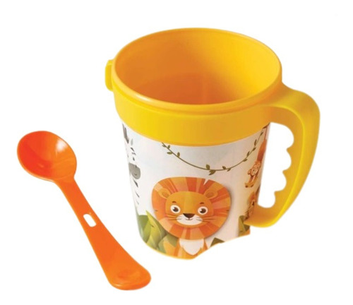 Animales Taza Con Cuchara Desmontable 2 En 1 Avon Poliverde