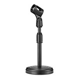 Mini Pedestal Suporte Mesa Microfone Estudio Youtuber Radio