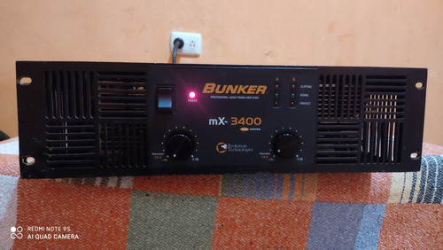 Amplificador Búnker Mx 3400