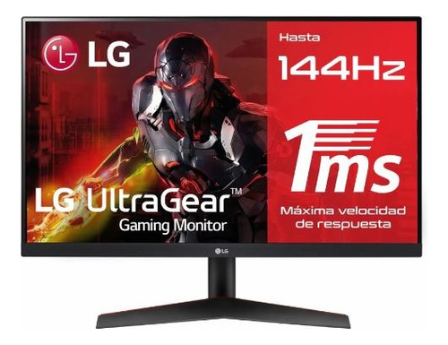 Monitor Gamer LG Ultragear 24gn600 Led 24  Negro 100v/240v
