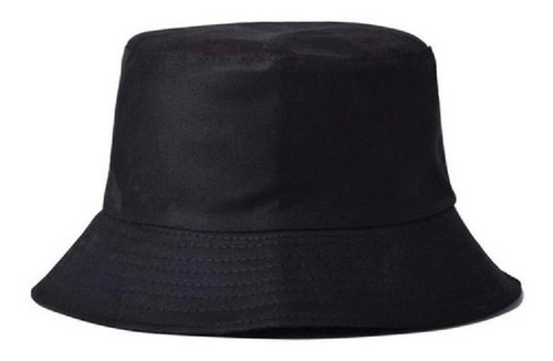 Gorro Negro Pescador  - Bucket Hat