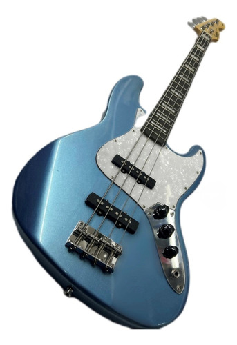 Bajo Eléctrico Sq Jazz Bass 4 Cuerdas Metal Blue