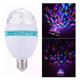 Lampara Boliche Led Base Que Gira Colores 1.5w Lces Rgb 220v