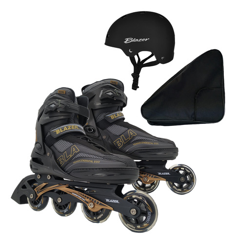 Patines Profesionales Fitness Uso Rudo Shd Y Mochila + Casco