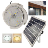 Luminaria Solar Sobrepor 300w Spot Luz Led Controle 3 Cores