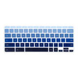 Protector Azul Degrade De Teclado Para Lenovo Chromebook