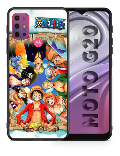 Funda Moto G20 One Piece Gang Tpu Uso Rudo