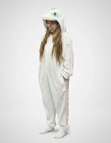 Kigurumi Disfraz Pijama Chimuelo Luminosa Blanca Unisex