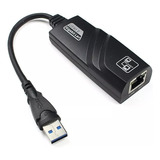 Adaptador Usb 3.0 Red Lan Rj45 10/100/1000mbps Mac Windows