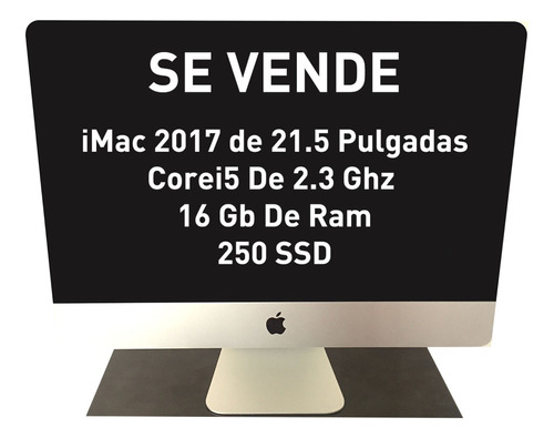 iMac 21.5 Pulgadas, Corei5 De 2.3 Ghz - 16 Gb De Ram