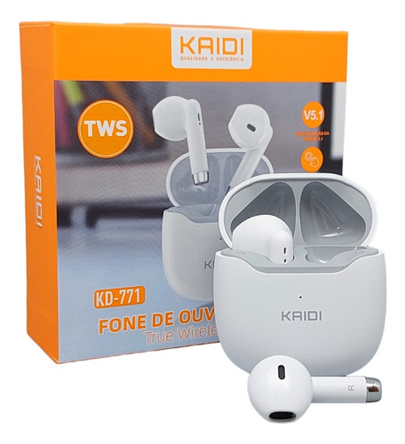 Fone De Ouvido Sem Fio Bluetooth Kaidi Barato In Ear Kd771