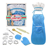 Set De Cocina Y Horneado Q Chef Para Niños, Dre 8012