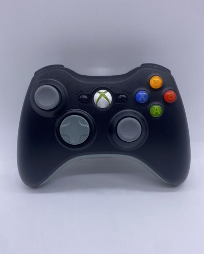 Controle Xbox 360 Preto E Cinza Usado Original