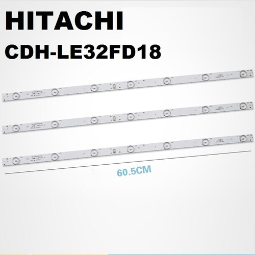 Tiras De Led Hitachi Cdh-le32fd18 5800-w32001-3p00 7led 