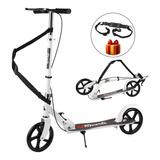 Scooter Con Freno De Mano Ajustable Plegable Jovenes Adultos