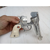 Antiguo Revolver Juguete Años 60 Aprox. Ind Arg Marca Texas