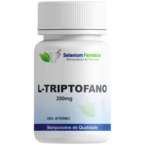 L-triptofano 250mg 60 Cápsulas Pronta Entrega