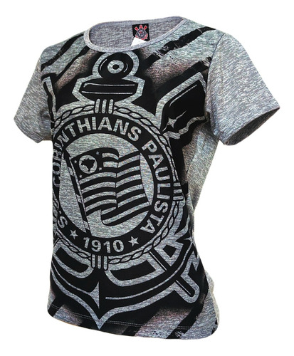 Camisa Feminina Corinthians Símbolo Oficial