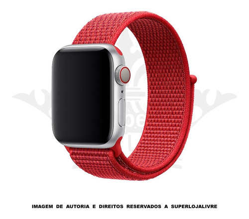 Pulseira Nylon Para Apple Watch 38mm 40mm 42mm 44mm