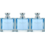 Paquete 3x1 Nautica Voyage Caballero 100 Ml Edt Spray